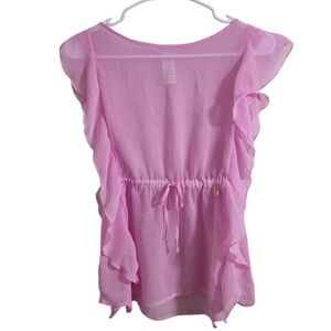 Tommy Bahama Sheer Pink Girls Swim Coverup Size 7